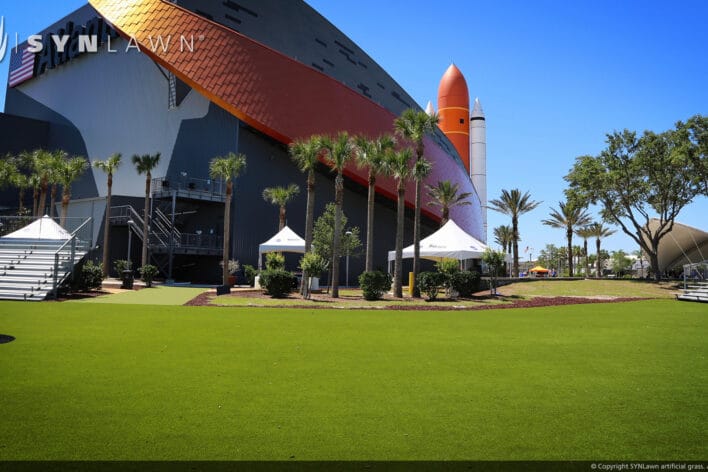 SYNLawn Baja commercial artificial grass for theme parks