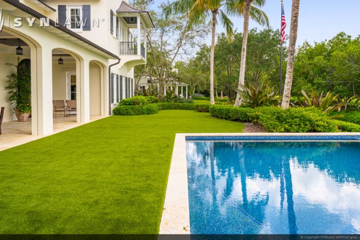 SYNLawn Baja residential pool surround backyard